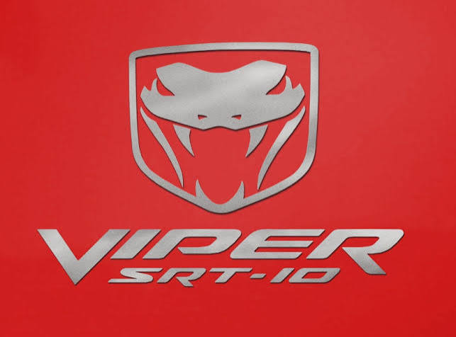 Viper SRT-10 Text and Fangs Logo Combo Garage Sign 6 Feet Long Brushed Silver - Etsy Hong Kong