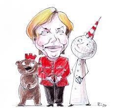 Kanzlerin angela merkel (cdu) | komplette bpk vom 21. Angela Merkel Raute Berlin Karikatur Liebenswert Karikaturen Karikatur Frau Merkel
