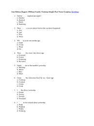Kunci jawaban pr bahasa inggris 10b k 13 2016 facebook. 50 Soal Bahasa Inggris Simple Past Tense
