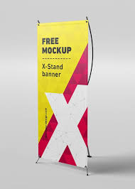 Free X Stand Banner Mockups Download Mockup Free Psd Standing Banner Design Free Mockup