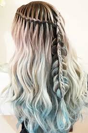 A waterfall braid is a half french braid in which part of the hair is braided and the rest is left to cascade down, like a waterfall. Learn How To Do A Waterfall Braid Lovehairstyles Com