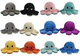 Mit diesem plüschtier lernt ihr kind, über seine emotionen nachzudenken und es kann erkennen, wenn es zu viel wird. Niedliche Octopus Pluschtiere Doppelseitige Kaufland De