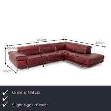 1600 x 1600 jpeg 108 кб. Natuzzi Preludio Leather Corner Sofa Red Dark Red Function Couch For Sale At 1stdibs