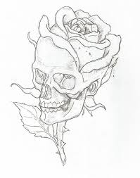 Pin By O On Skullies Skull Art Roses Drawing Art Drawings Sketches