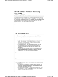 The scope of the sop (inside the green frame) covers the activities from the shipment export preparation by the freight forwarder to the. Write A Standard Operating Procedure Business