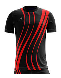 Triumph Mens Pro Dri Fit Kabaddi T Shirt Black