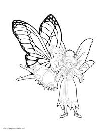 If your child loves interacting. Barbie Fairy Coloring Pages Coloring Pages Printable Com