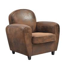 Maybe you would like to learn more about one of these? Ganssi Fauteuil Club Marron Aspect Cuir Vieilli Altobuy Fr Meubles Salons Literie
