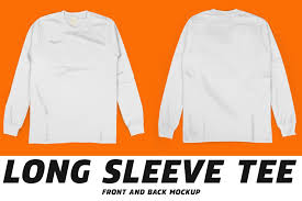 Long Sleeve Tee Mock Up Shirt Mockup Long Sleeve Tees Personalized T Shirts