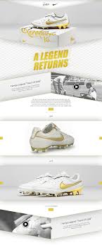 A Campaign Website For Nike Tiempo Legend Touch Of Gold By Ronaldinho Nike Campaign Touch Of Gold Nike Gold