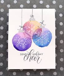 Make sure to upload a high another great reason for sending holiday cards is the ability to share mini updates with those who. Holiday Card Series 2017 Day 9 Easy Diy Card With Minimal Supplies Christmas Card Art Watercolor Christmas Cards Diy Christmas Cards