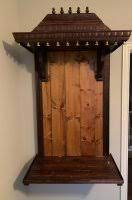 Diy pooja mandir with tray and two storage shelves. Diy Pooja Mandir With Materials From Lowes Indusladies