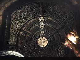 Through the iron doors at the top of the stairs, you walk down the hall to the stone door ahead. Guys I Need Help On This Bleak Falls Sanctum Puzzle Idk What To Do Skyrim