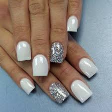 Discover quality silver acrylic nails on dhgate and buy what you need at the greatest convenience. White And Silver Acrylic Nails Silver Acrylic Nails White And Silver Nails Silver Nails