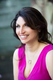 Editorial portrait of smiling woman