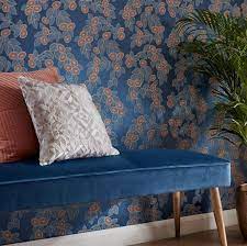 rosetta midnight 1838 wallcoverings behang ideeen fotobehang eigentijds interieur
