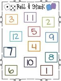Roll And Stack Math Number Game Number Games Math Numbers Math Pages