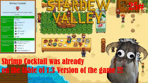 I got fish taco instead of sashimi recipe from linus. Stardew Valley Queen Of Sauce Vs Npc Recipes Youtube