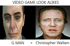 G Man (Half Life) + Christopher Walken (Catch Me If You Can) Sent In By