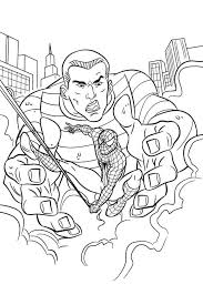 Spiderman to color coloring pages from spider man and sandman coloring pages. Spiderman Vs Sandman Coloring Pages From Spiderman Coloring Pages Coloring Home