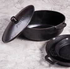 Ferritizing (for the most ductile microstructure). Cast Iron Dutch Oven Sloane S