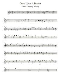 Once Upon A Dream By Sleeping Beauty Partitions Violoncelle Partition Pour Violon Partitions Clarinette