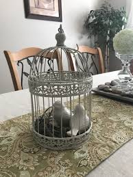 I Put The Cutest Bird Salt And Pepper Shakers In A Birdcage Love It Bird Cage Decor Bird Decor Bird Cage