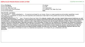 Radio Station Receptionist Cover Letters