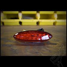 Slim Red Led Cats Eye Taillight Light Only Red Led Tail Light Vintage Cafe Racer