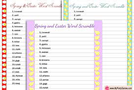 Word scrambles are execellent for building spelling and the word scramble puzzles can be used for lunch boxes or keeping in a purse or pocket for fun when you're out at a restaurant. 7 Free Printable Spring Word Scramble Puzzles
