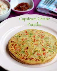 Capsicum Cheese Paratha Recipe Kids Recipes Raks Kitchen Recipe Indian Food Recipes Vegetarian Paratha Recipes Jain Recipes