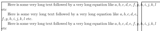 Break An Inline Math Formula Tex Latex Stack Exchange