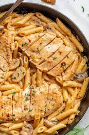 Creamy Chicken Mushroom Pasta Recipe Chicken Pasta Recipe Chicken Mushroom Pasta Mushroom Pasta Mushroom Recipes Pasta
