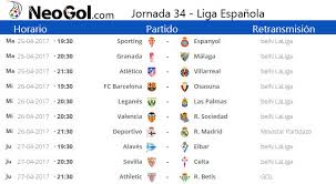 La clasificación de laliga santander de la liga de fútbol. Jornada 34 Liga Espanola 2017 Laliga Santander