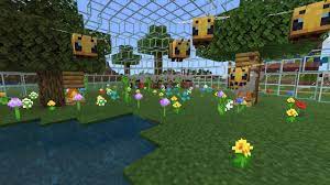 If, like in reality, you get stung, the bee will lose its. Minecraft Buzzy Bees Update Bee Farm Idea Honey Blocks Honeycomb Youtube