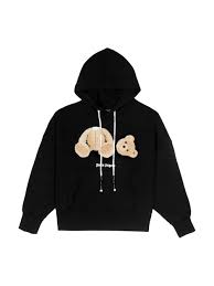 Womens teddy bear half zip hoodies jumper crop tops fluffy fleece fur sweatshirt. Bear Hoodie Palm Angels Official
