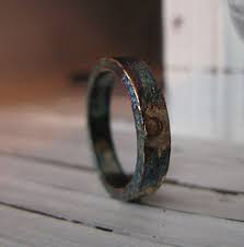 Mens Wedding Band Rustic Wedding Rings Mens Wedding Rings Silver Wedding Bands