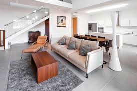 Contemporary House Homedsgn Tile Floor Living Room Living Room Tiles Modern Living Room Interior