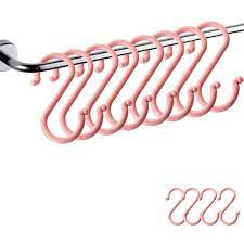 Amazon.com: Pack of 12 Plastic Hanging S-Hooks, MOIKY Creative Multi  Purpose Plastic S Shaped Double Head Hanger Hooks, Large (4.7 Inch), Pink :  Home & Kitchen