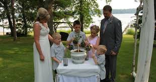 Blended Bliss On A Budget Unity Plant Ceremony Wedding With Kids Blended Family Wedding
