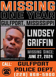 Today marks ONE YEAR since Lindsey Griffin was last seen in Gulfport,  Mississippi! Griffin was last seen at approximately 12:00 p.m.