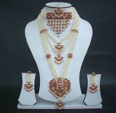 South Indian Rani Haar Jewelry Set Pearl Cz Bridal Necklace Earrings Tikka Th11 Indian Jewelry Sets Hyderabadi Jewelry Fashion Wedding Jewelry