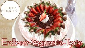 Erdbeer Yogurette Torte Ostertorte Ohne Mehl Mit Mandel Nuss Boden Re Rezepte Lebensmittel Essen Ostern Essen