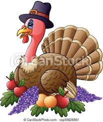 Most relevant best selling latest uploads. Vector Illustration Of Happy Thanksgiving Turkey With Fruits Canstock