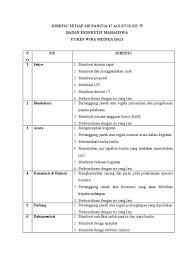 Jobdesc Setiap Sie Panitia 17 Agustus