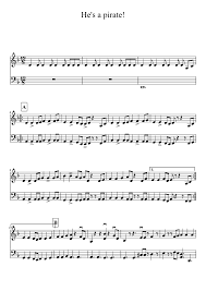 Pirates of the caribbean main theme piano sheet music free. He S A Pirate Easier Version Violin Violino Musical