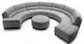 Curved Loveseat