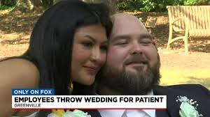Wedding held at hospital for patient, day carries special meaning