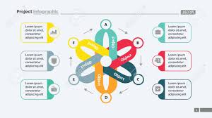 flower chart slide template design element of chart diagram