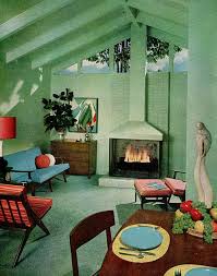 1940's home interiors 4k visual learning. Sherwin William Home Decorator 1959 Mid Century Modern Interiors 50s Interior Retro Home Decor